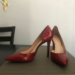 Jessica Simpson Snakeskin Pumps